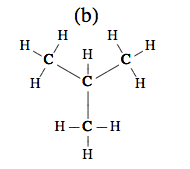Structure graph of Isobutane